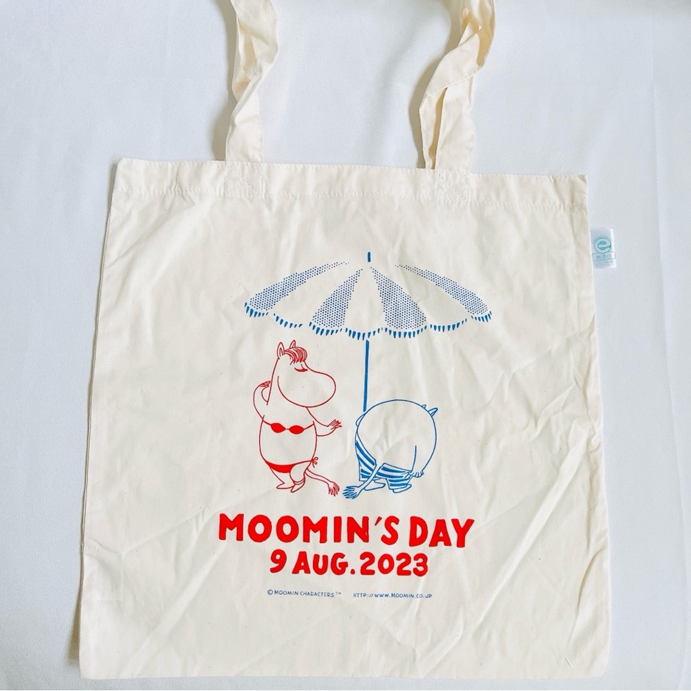 NWOT Moomin anniversary 2023 light weight canvas tote shoulder bag